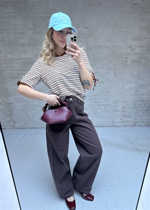 Janet tee Caramel Brown Stripe Baum Und Pferdgarten 